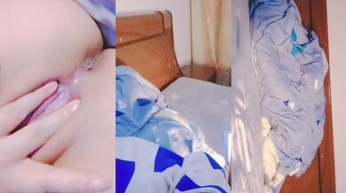 难得一见馒头逼一线天！超嫩美少女！掰开嫩穴肥美干净，摸几下就流出水，特写视角清晰可见